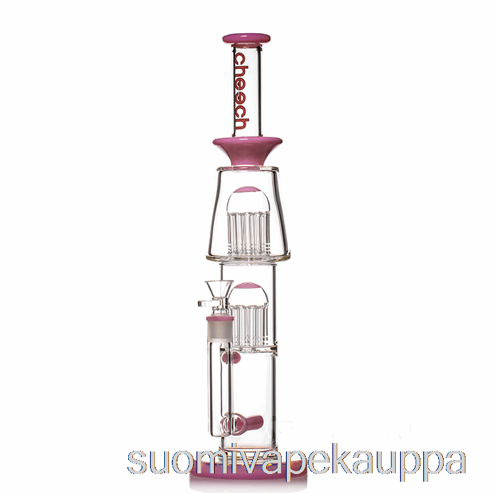Vape Netistä Cheech Lasi Dual Tree Inline Bong Pinkki